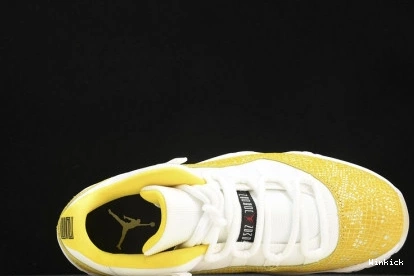 Snakeskin” Low 11 Air “Yellow Jordan AH7860-107 0718